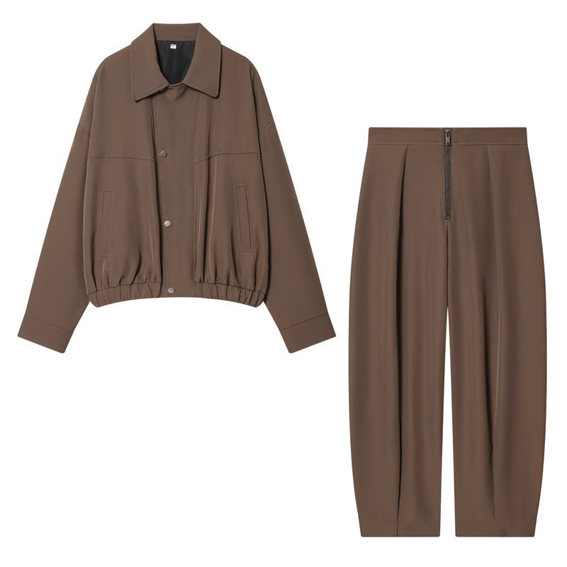 Trendy Viral Casual Evening Jacket and Pajama Set