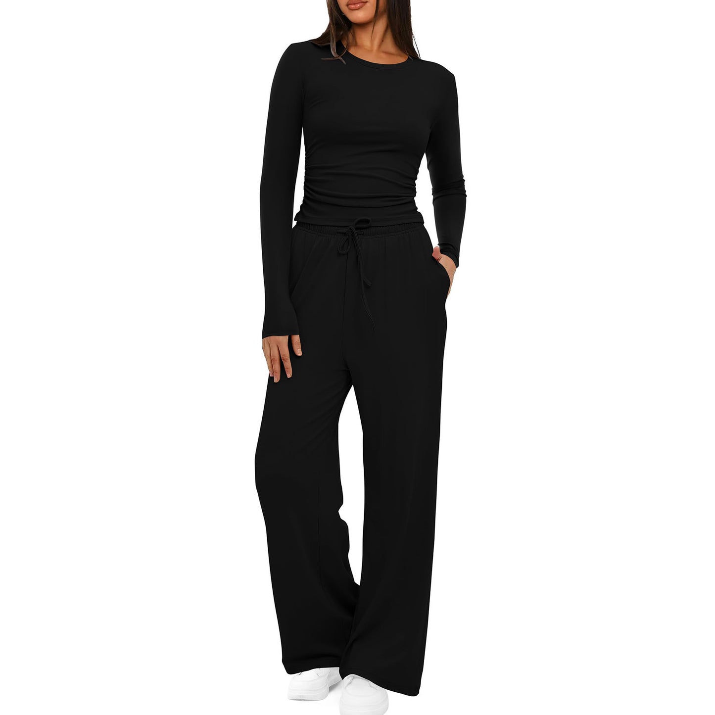 Trendy Lightweight Top and Pant Suit for Any Occasion