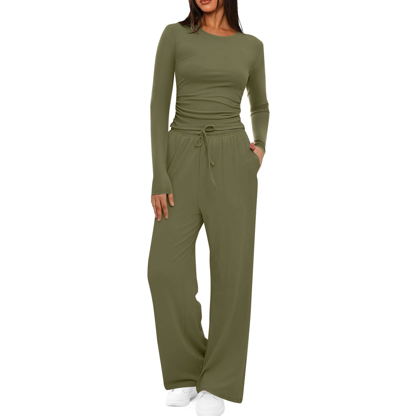 Trendy Lightweight Top and Pant Suit for Any Occasion