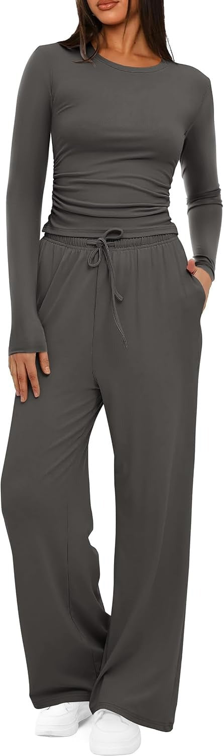 Trendy Lightweight Top and Pant Suit for Any Occasion
