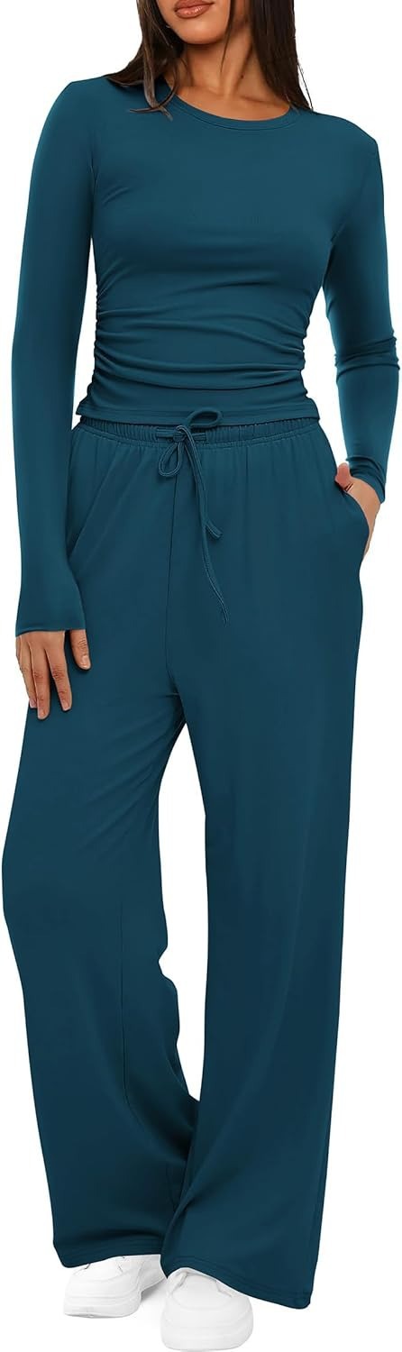 Trendy Lightweight Top and Pant Suit for Any Occasion