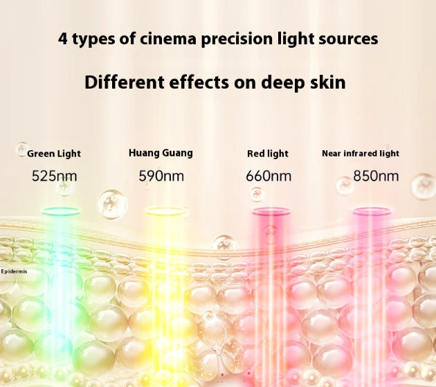 Rechargeable Color Light Led Therapy Rejuvenation Beauty Mask